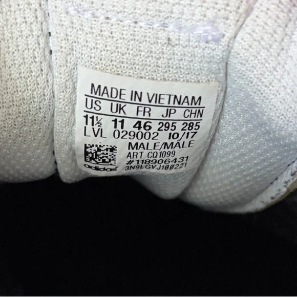 Adidas Black and White Casual Shoes - Picture 5 of 5